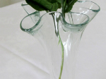 Vase glas tulipan